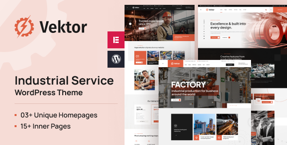 Vektor - Industrial Service WordPress Theme 1 Vektor Industrial Service WordPress Theme