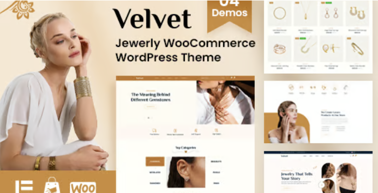 Velvet - Jewelry Store WooCommerce WordPress Theme 1 Velvet Jewelry Store WooCommerce WordPress Theme
