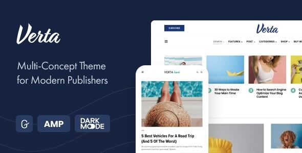 Verta – Multi-Concept WordPress Theme for Modern Publishers 1 Verta – Multi-Concept WordPress Theme