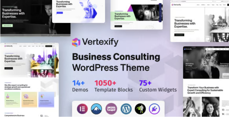 Vertexify - Business Consulting WordPress Theme 1 Vertexify Business Consulting WordPress Theme