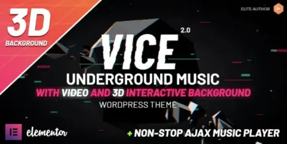 Vice Pro – Underground Music WordPress Theme