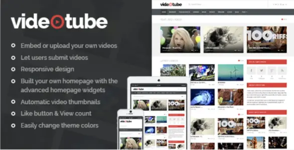 Video Tube Pro WordPress Theme