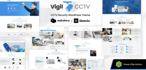 Vigil 3.8 CCTV Security WordPress Theme