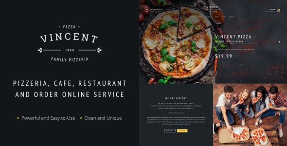 Vincent | Restaurant WordPress Theme 1 Vincent | Restaurant WordPress Theme