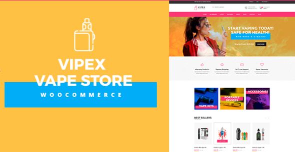 Vipex – Vape Store Theme 1 Vipex – Vape Store WordPress Theme