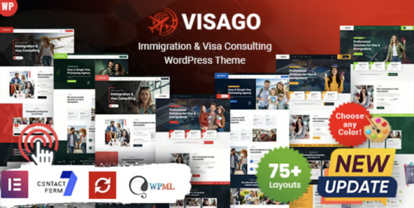 Visa Go Immigration and Visa Consulting WordPress Theme