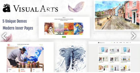 Visual Art | Gallery WordPress Theme