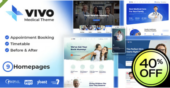 Vivo - Health & Medical WordPress Theme