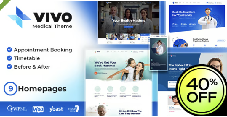 Vivo - Health & Medical WordPress Theme 1 Vivo - Health & Medical WordPress Theme