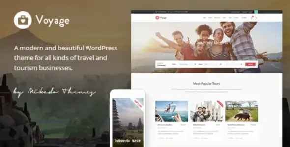 Voyage Pro - Travel WordPress Theme