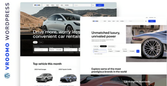 Vroomo – Car Rental & Listing WordPress Theme