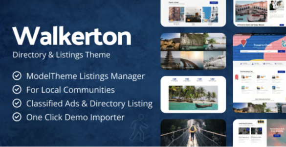 Walkerton - Directory & Listing, Travel WordPress Theme