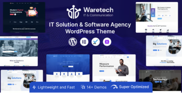 Waretech IT Solutions & Software Agency WordPress Theme