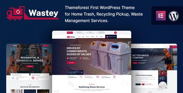 Wastey – Waste Pickup and Disposal Services WordPress Theme 1 Wastey – Waste Pickup and Disposal Services WordPress Theme