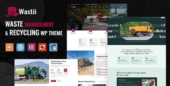 Wastii – Waste Management Services WordPress Theme 1 Wastii Waste Management Services WordPress Theme