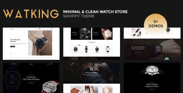 Watking Minimal & Clean Watch Store WordPress Theme