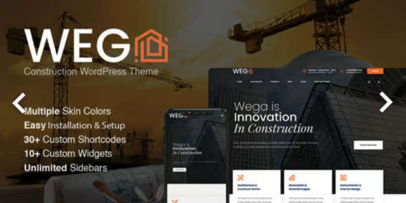 Wega Construction WordPress Theme