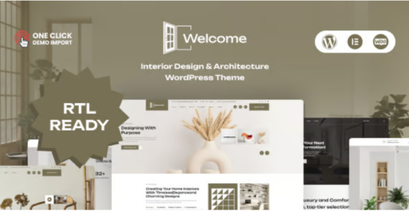 Welcome - Architecture and Interior Design WordPress Theme