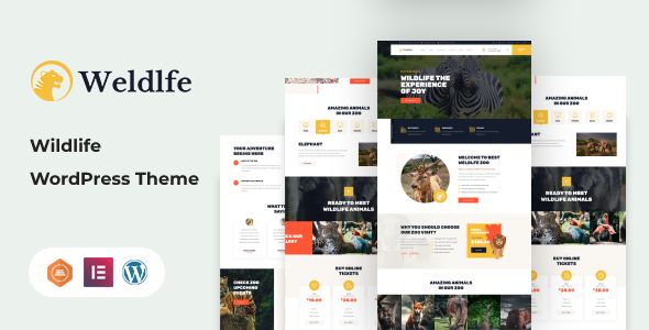 Weldlfe – Wildlife WordPress Theme 1 Weldlfe Wildlife WordPress Theme