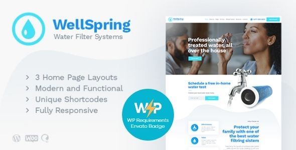 WellSpring - Aqua Filters Drinking Water Delivery WordPress Theme 1 Well Spring - Aqua Filters Drinking Water Delivery WordPress Theme
