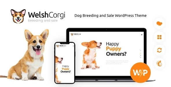Welsh Corgi | Dog Breeding and Sale WordPress Theme 1 Welsh Corgi Dog Breeding and Sale WordPress Theme