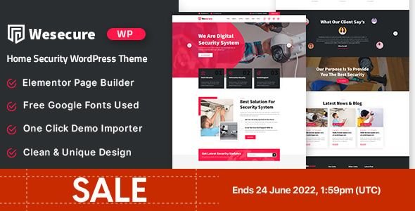 Wesecure – Home Security WordPress Theme 1 Wesecure – Home Security WordPress Theme