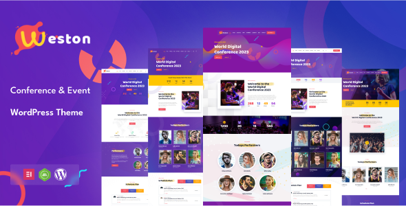 Weston - Conference & Event WordPress Theme 1 Weston Conference & Event WordPress Theme