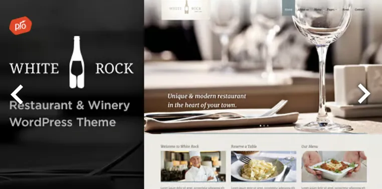 White Rock Pro – Restaurant & Winery WordPress Theme 1 White Rock Pro – Restaurant & Winery WordPress Theme