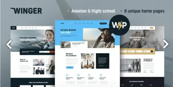 Winger Pro – Aviation & Flight School WordPress Theme