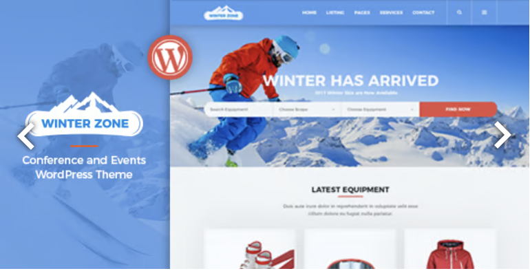 WinterZone – Ski & Winter Sports WordPress Theme 1 Winter Zone – Ski & Winter Sports WordPress Theme