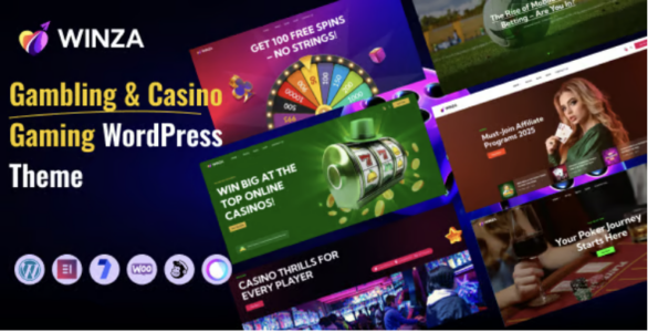 Winza Gambling & Casino Gaming WordPress Theme