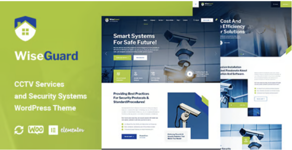 Wise Guard CCTV and Security Systems WordPress Theme