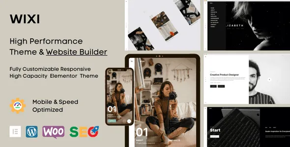 Wixi - Creative Personal Portfolio WordPress Theme 1 Wixi - Creative Personal Portfolio WordPress Theme