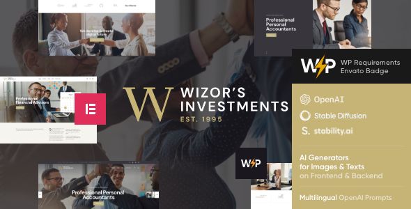 Wizors - Investments Business Consulting Insurance WordPress Theme 1 Wizors - Investments Business Consulting Insurance WordPress Theme