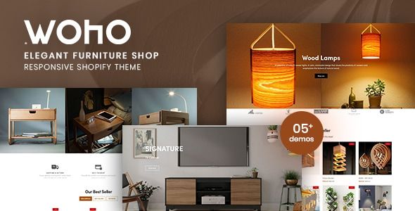 Woho Elegant Furniture Shop for Shopify WordPress Theme