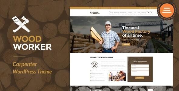 Wood Worker – Carpenter WordPress Theme