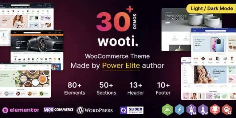 Wooti WP Pro - Ultimate Multipurpose WordPress WooCommerce Theme 1 Wooti WP Pro WooCommerce Theme