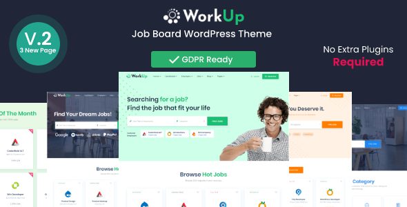 Workup – Job Board WordPress Theme 1 Workup – Job Board WordPress Theme
