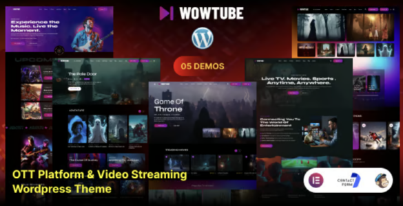 Wow Tube – OTT Platform & Video Streaming WordPress Theme