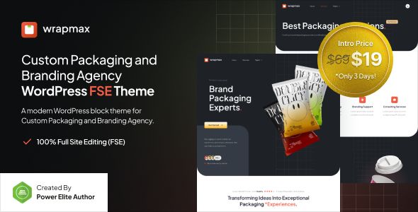 Wrapmax – Custom Packaging and Branding Agency Gutenverse FSE WordPress Theme 1 Wrapmax – Custom Packaging and Branding Agency WordPress FSE Theme