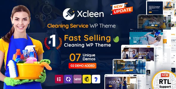 Xclean – Cleaning Services WordPress Theme 1 Xclean – Cleaning Services WordPress Theme