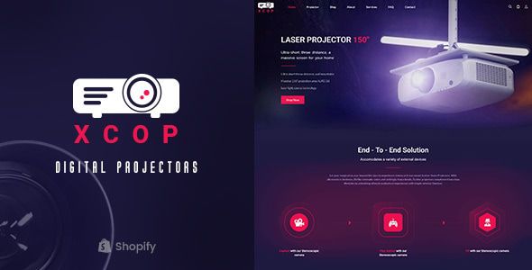 Xcop Landing Page Shopify Theme