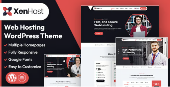 Xen Host Web Hosting WordPress Theme