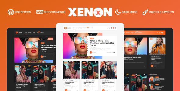 Xenon - Audio / Video Podcast & Blog WordPress Theme 1 Xenon Audio / Video Podcast & Blog WordPress Theme