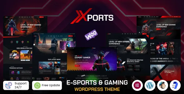 Xports - eSports and Gaming WordPress Theme 1 Xports e Sports and Gaming WordPress Theme