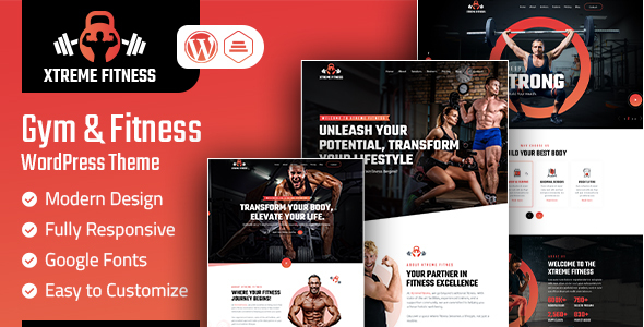 Xtreme Fitness | Gym & Fitness WordPress Theme 1 Xtreme Fitness Gym & Fitness WordPress Theme