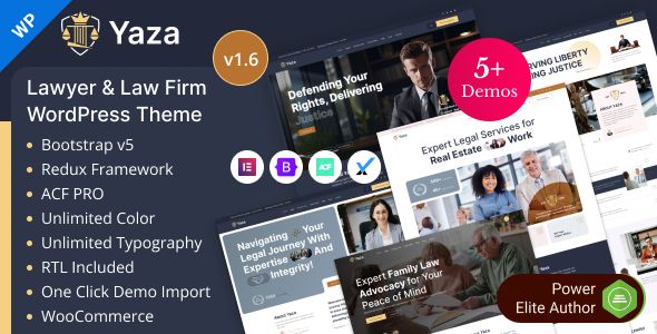 Yaza – Law Firm Legal Services WordPress Theme 1 Yaza Law Firm Legal Services WordPress Theme