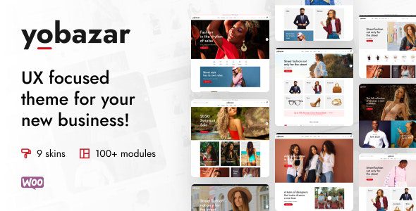 Yobazar - Elementor Fashion WooCommerce Theme 1 Yobazar Elementor Fashion Woo Commerce Theme