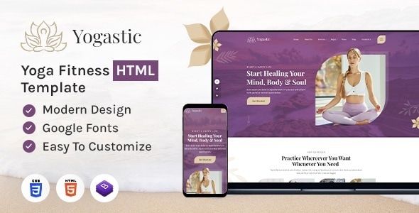 Yogastic Yoga & Fitness HTML Template