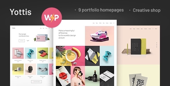 Yottis | Creative Portfolio WordPress Theme + Store 1 Yottis Creative Portfolio WordPress Theme